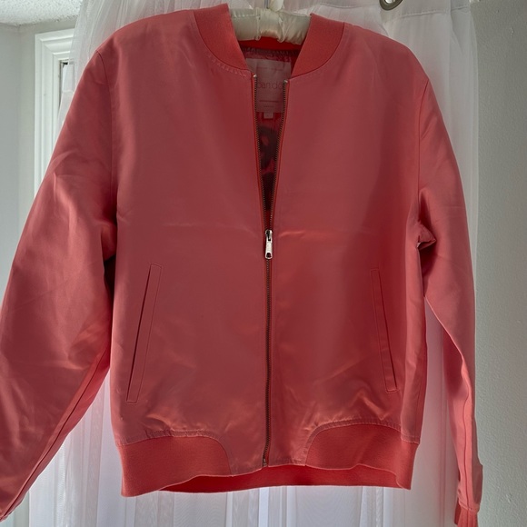 Ban.Dō NYC 💗 Pink Silk Bomber Jacket “Party Animal”🎈 🦓 - Picture 7 of 9